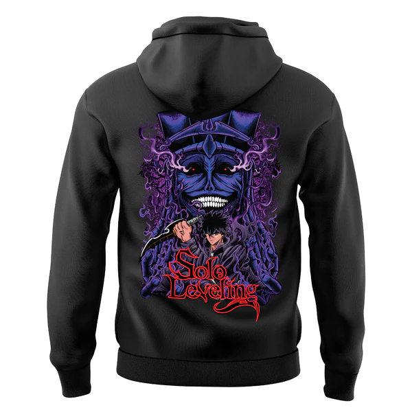 Solo Leveling Unisex Anime Hoodie - Image 2